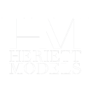 Heriett models logo white